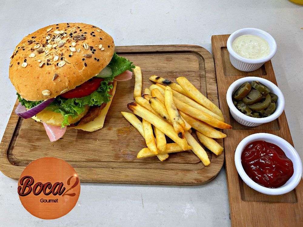 Hamburguesa Hawaiana