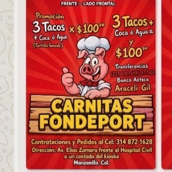 3 Tacos + Coca Ó Agua (Tortilla Grande)