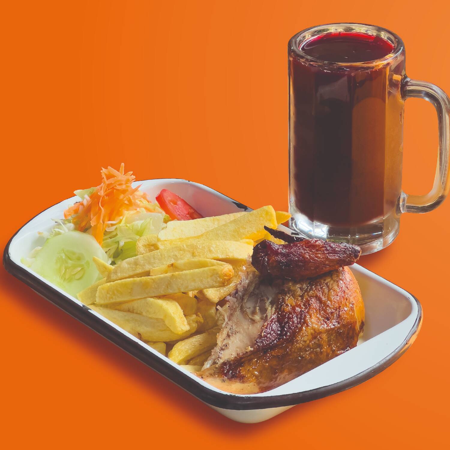 1/4 de Pollo más Chicha Morada