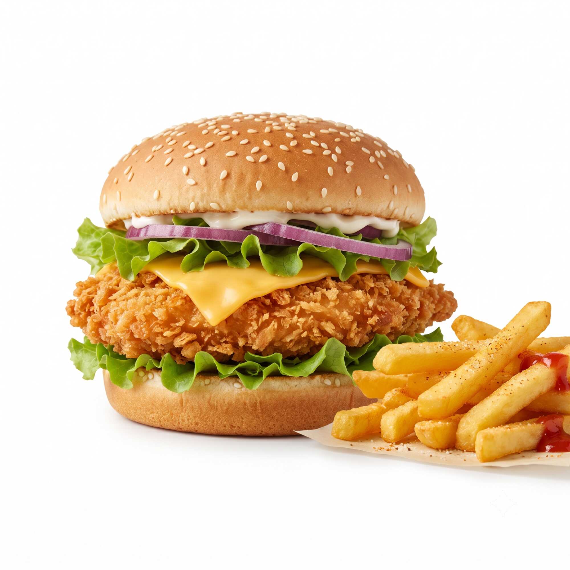 Hamburguesa Pechuga Crispy