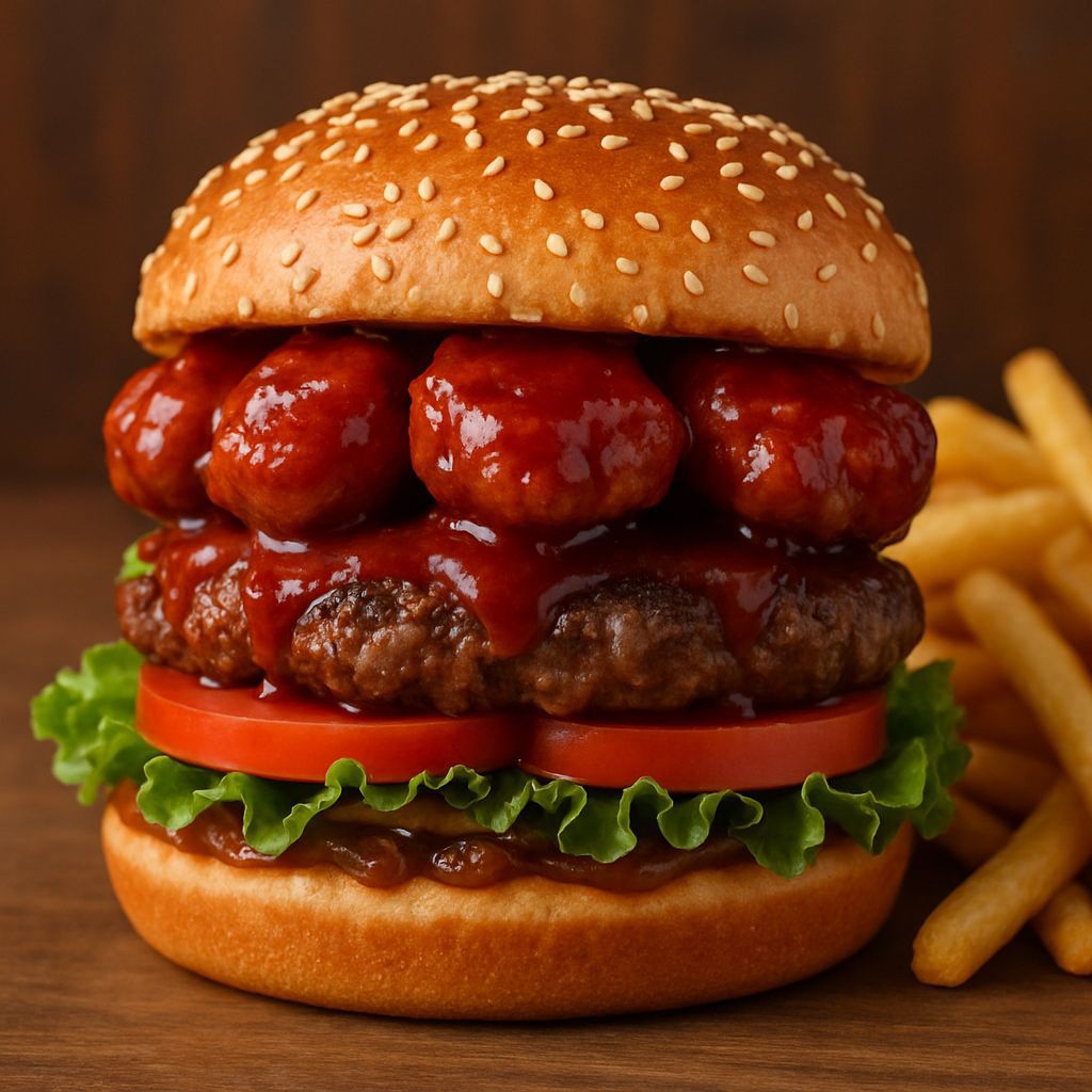 Hamburguesa De Boneless Pollo y Carne De Res