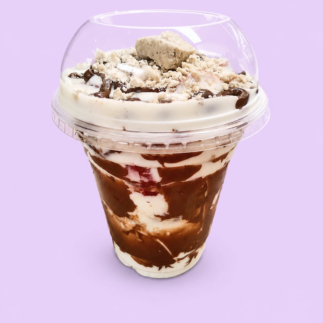 Fresas con Crema Nutella Mazapán