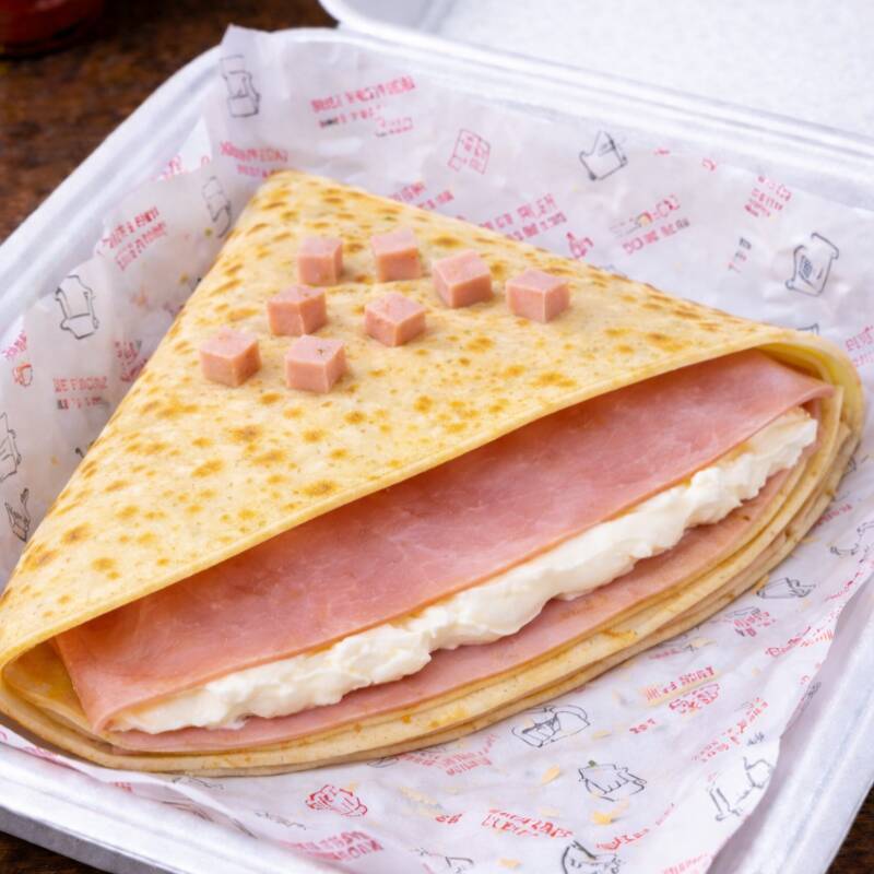 CREPA JAMON Y QUESO