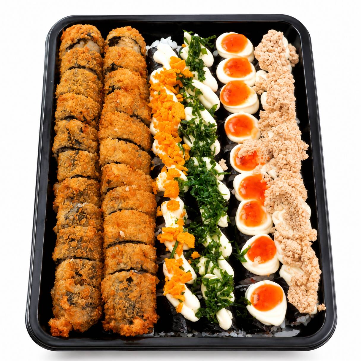 10 maki chesse com geleia swit
10 maki chesse doritos
10 maki tartar grelhado
10 maki chesse couve crisp
20 + Hot Roll