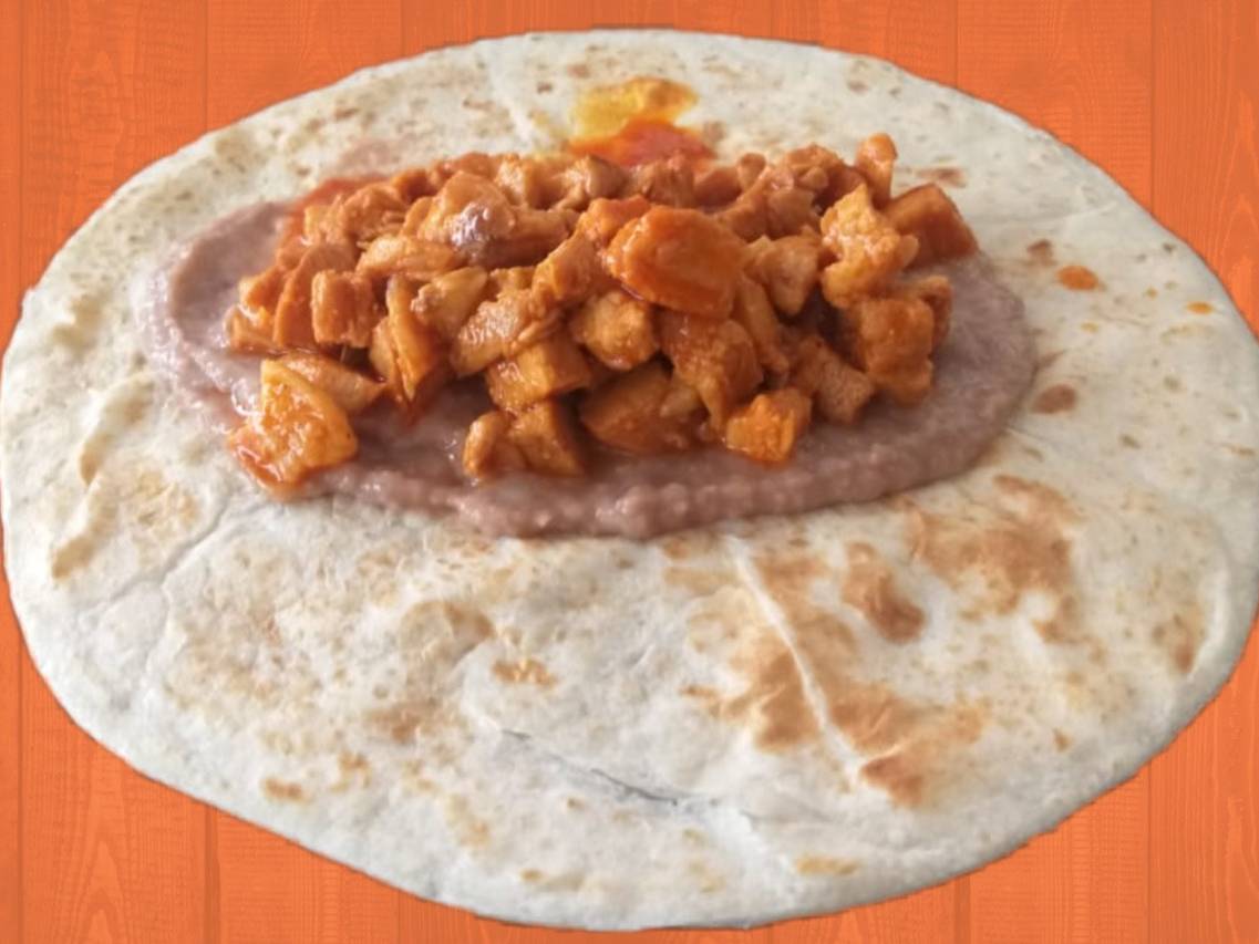 Burrito de Costilla en Rojo