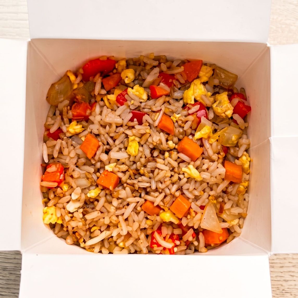 Arroz frito simple