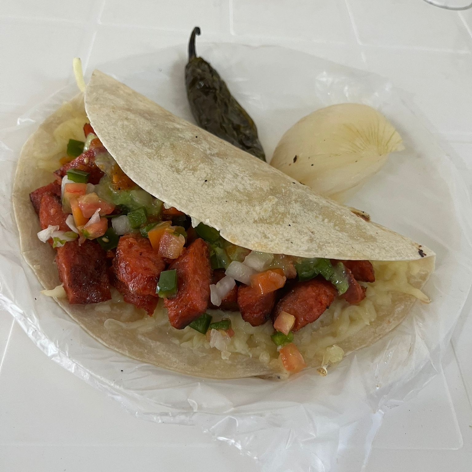 Quesadilla de Chorizo Asadero