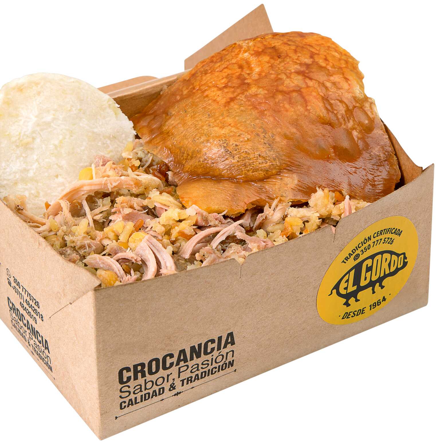 Combo Para 2 (2 lechona 350 gramos + gaseosas)
