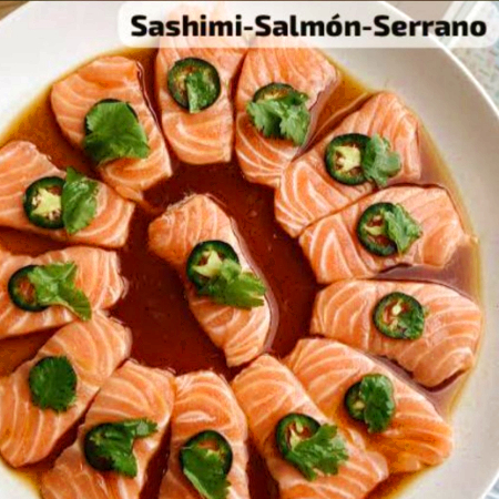 Sashimi Salmon - Serrano