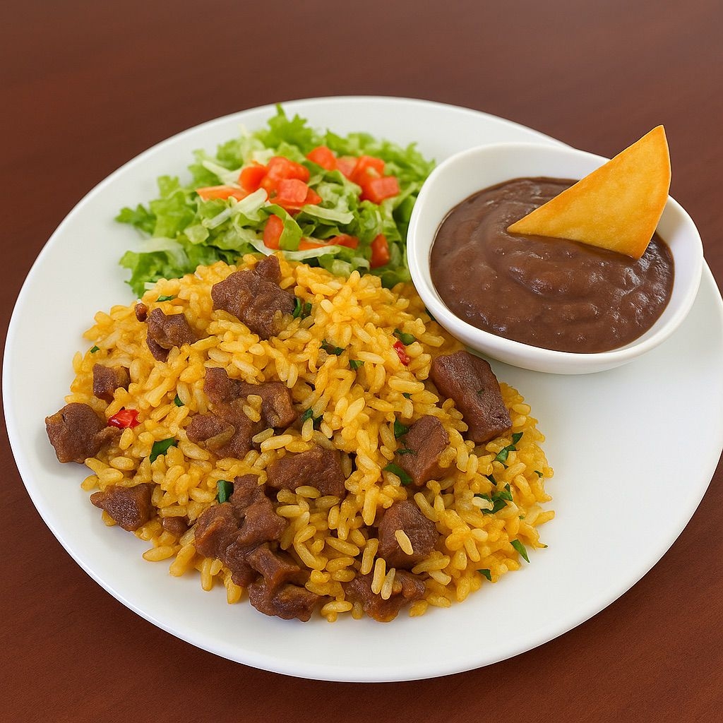 Arroz con carne
