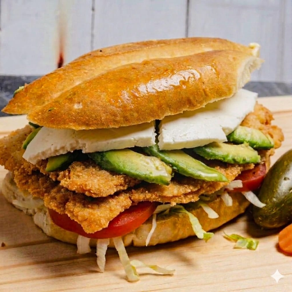 Torta de Milanesa de Pollo