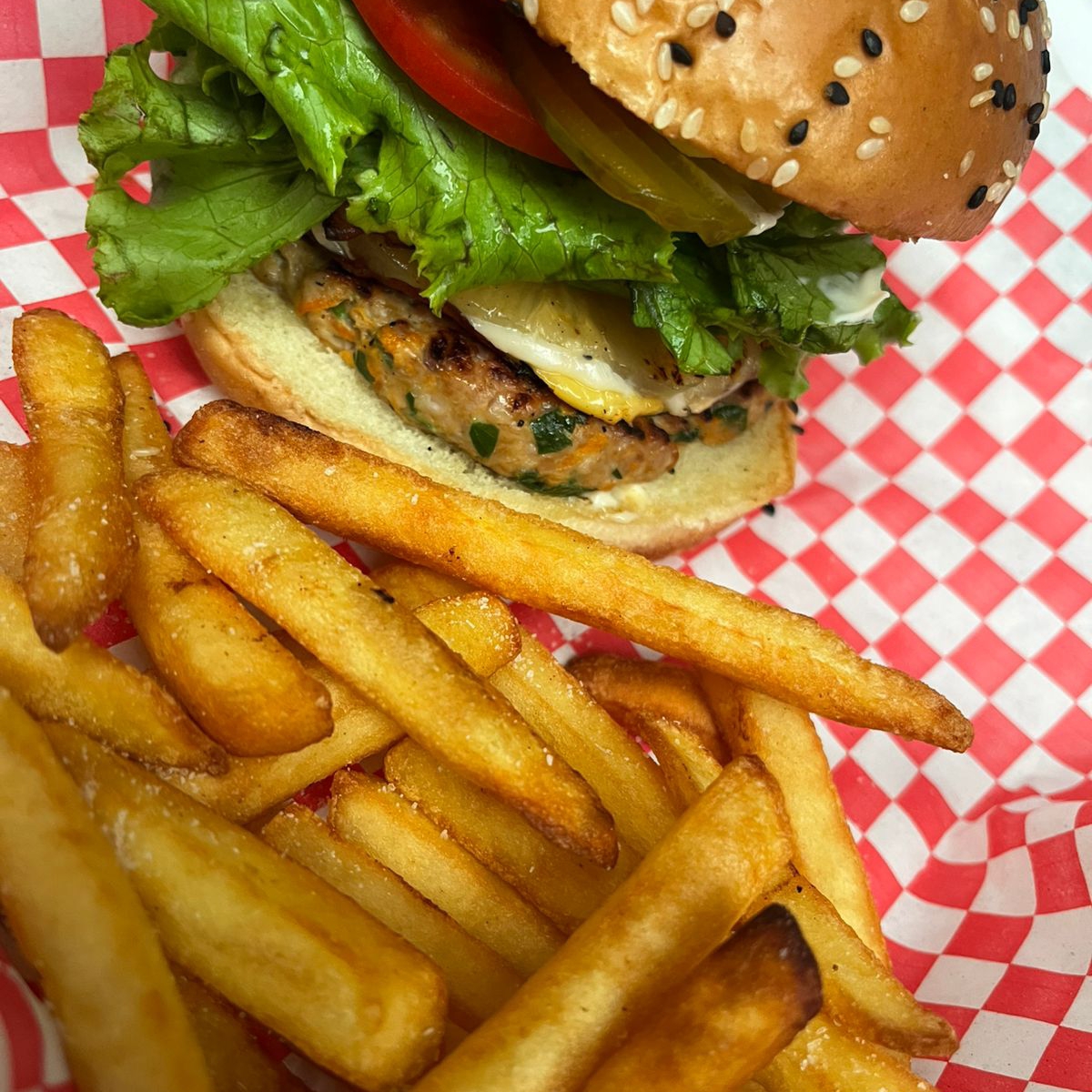 Hamburguesa con Papas