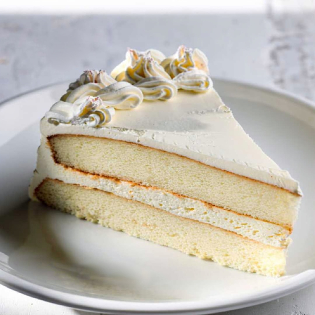 Rebanada de Pastel de Vainilla