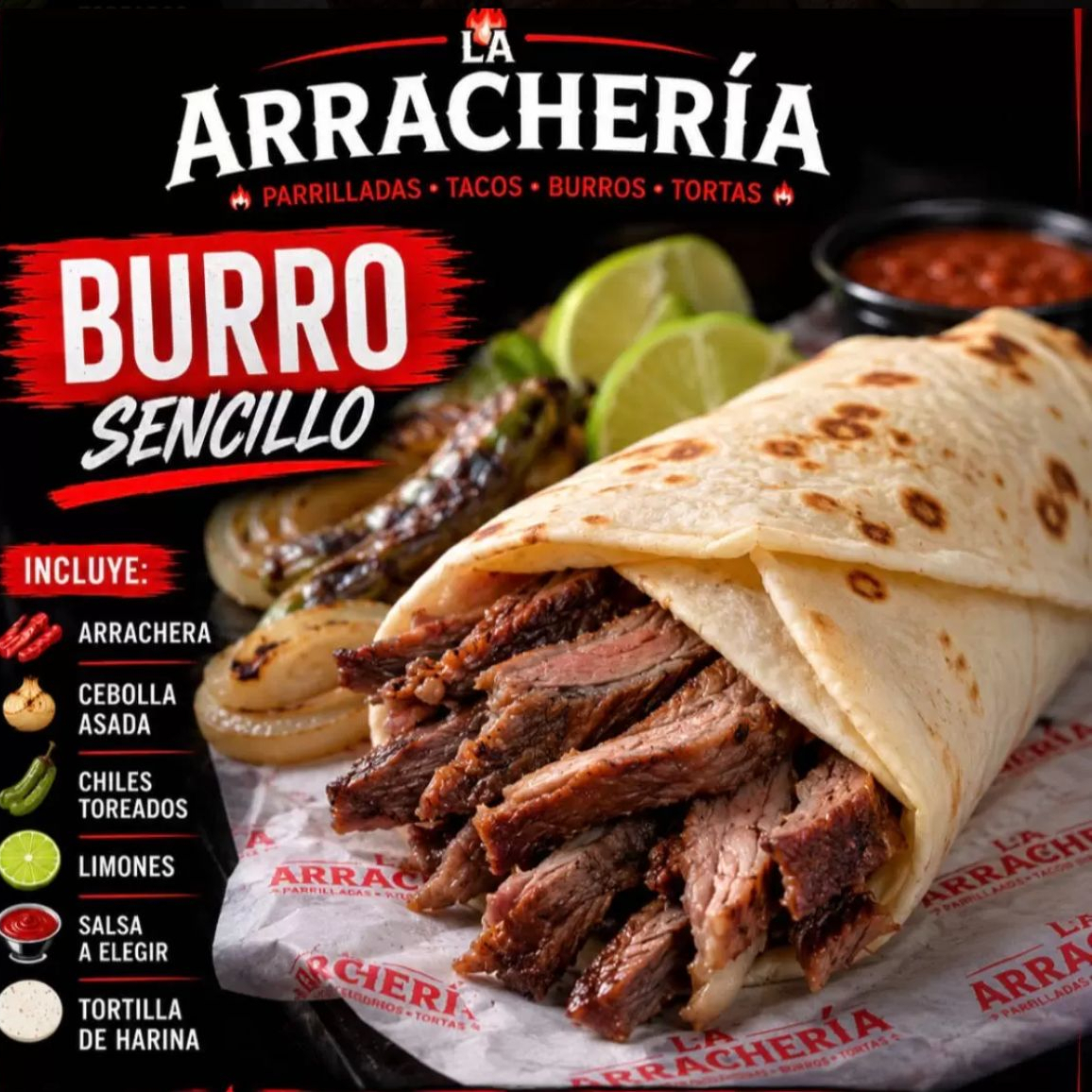 BURRO ARRACHERA C/ DESCUENTO