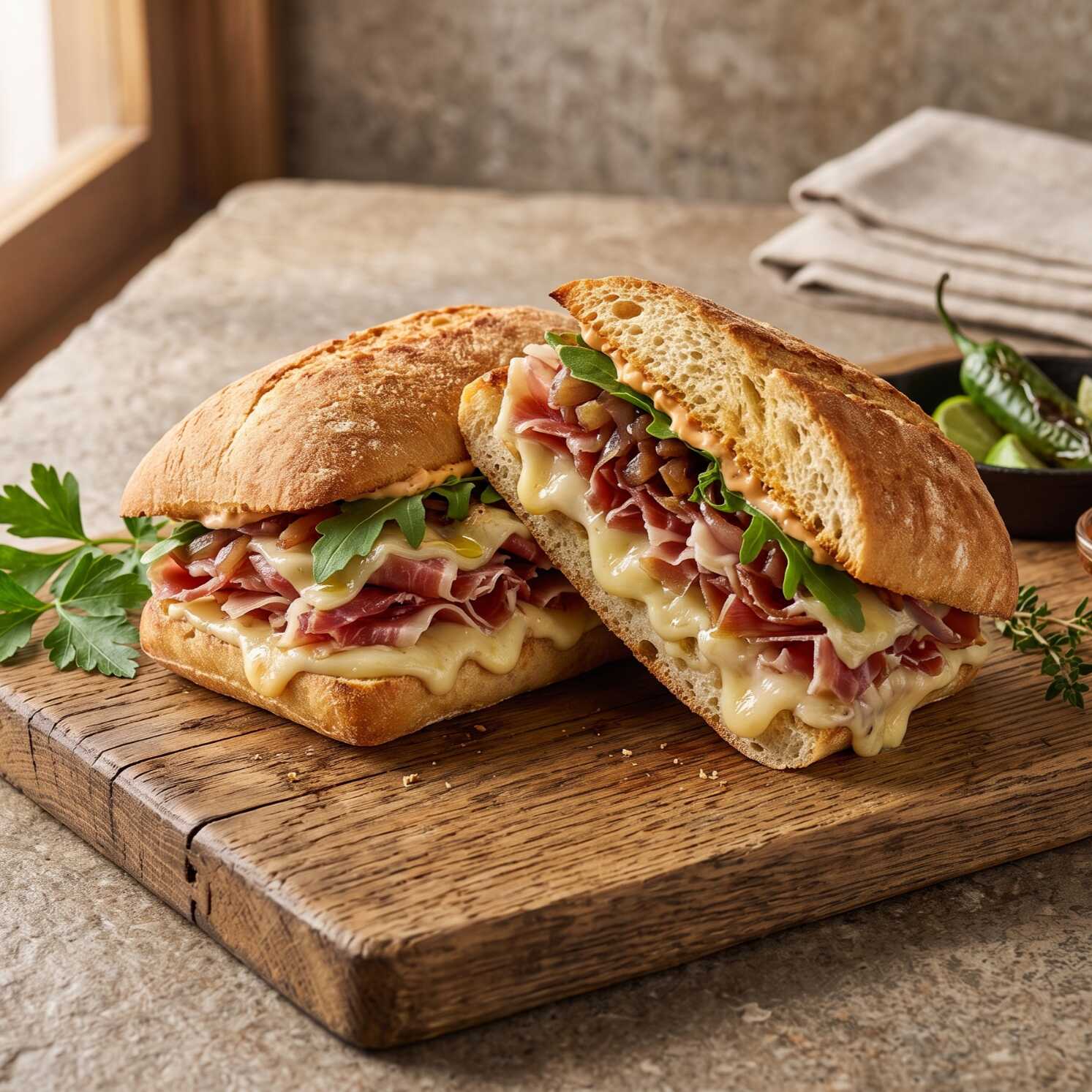 Chapata de Jamón Serrano