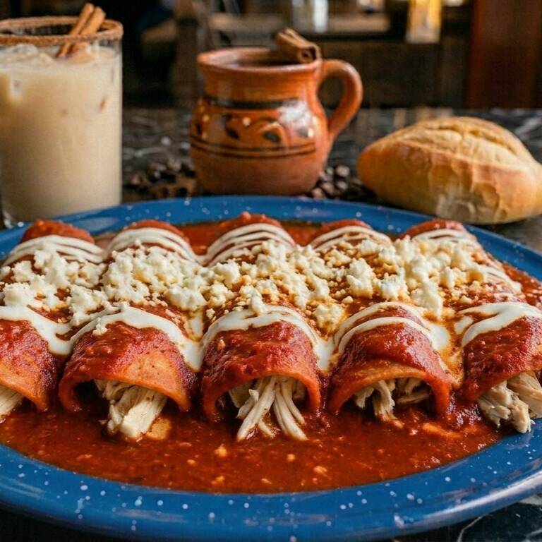 Enchiladas de chile morita