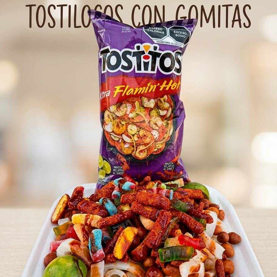 Tostilocos con Gomitas 🌶️