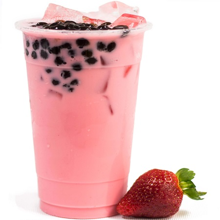Strawberry Boba Tea