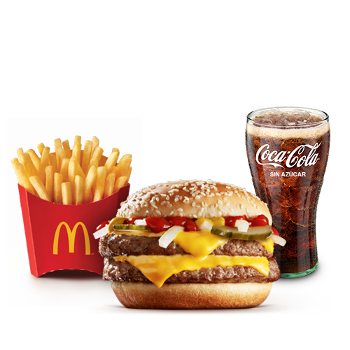 McCombo Mediano Doble Cuarto de Libra