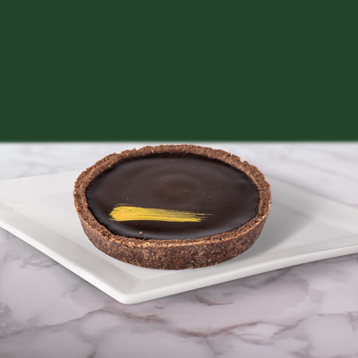 Tarta de chocolate oscuro & almendra