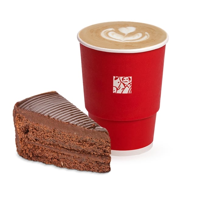 Cappuccino 175 ml+ Torta de Chocolate