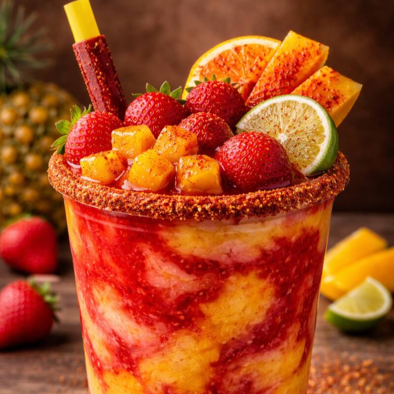 Chamoyada de Fresa Mango