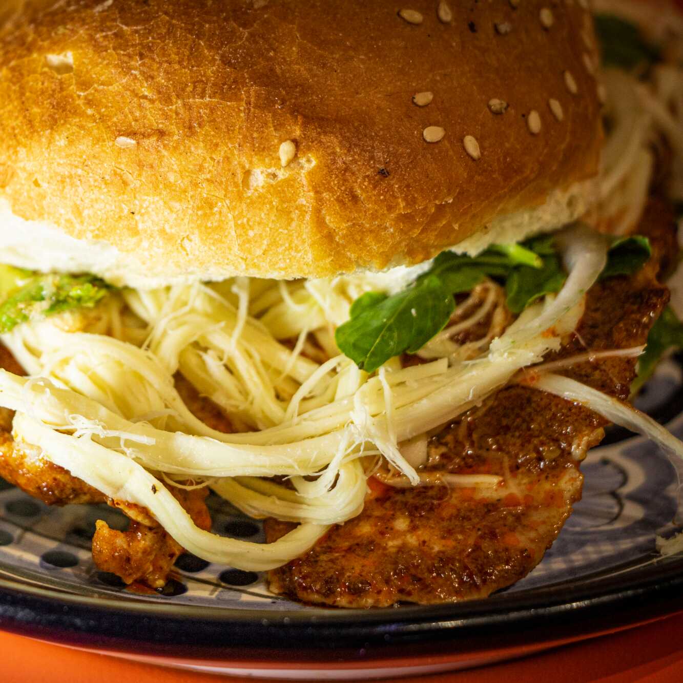 Cemita de Carne Enchilada
