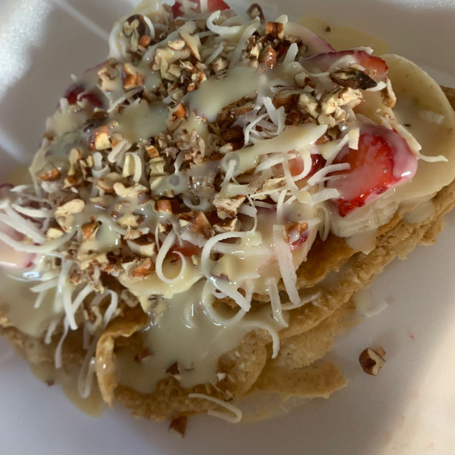 Crepa de Avena con Dos Ingredientes