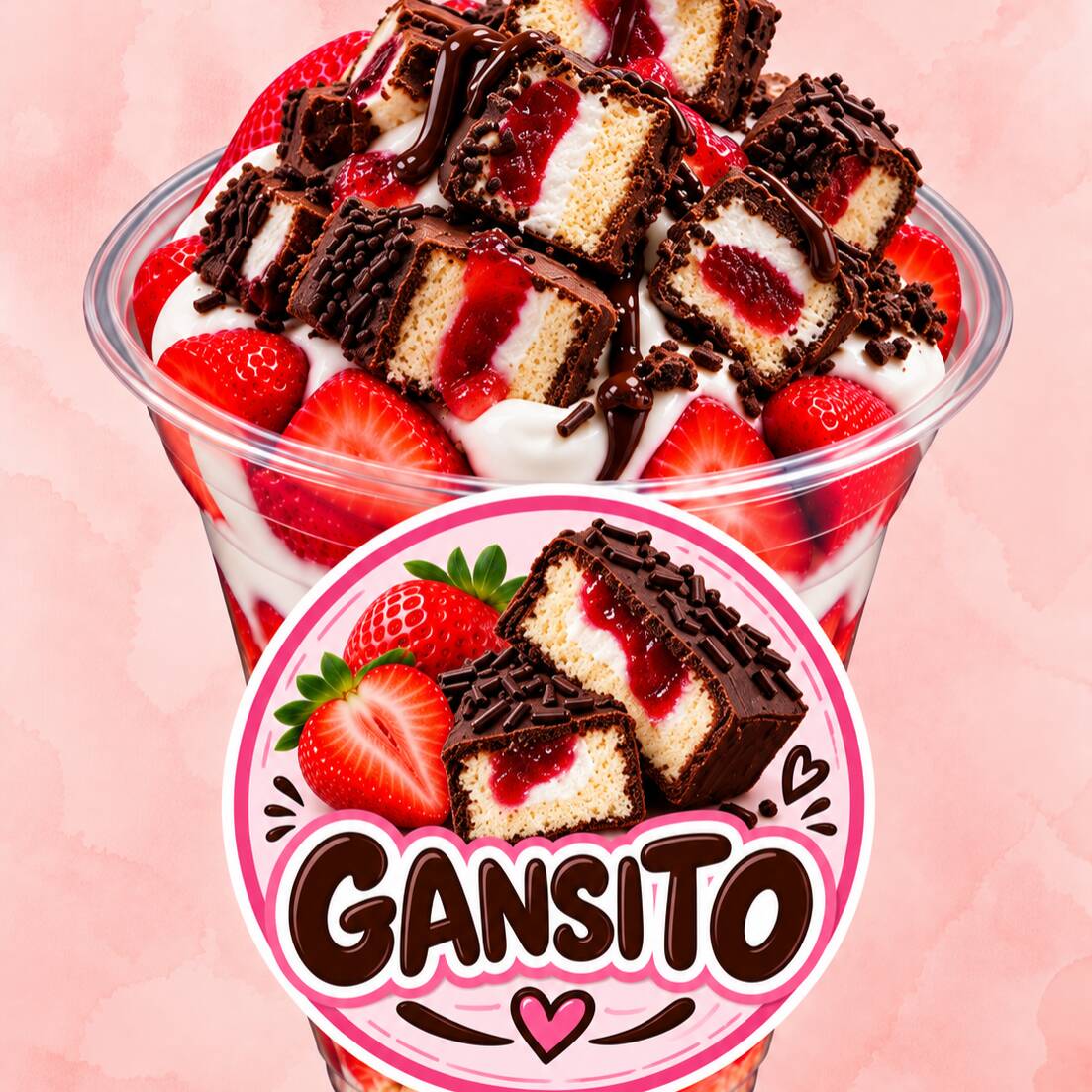Fresas con Crema GANSITO