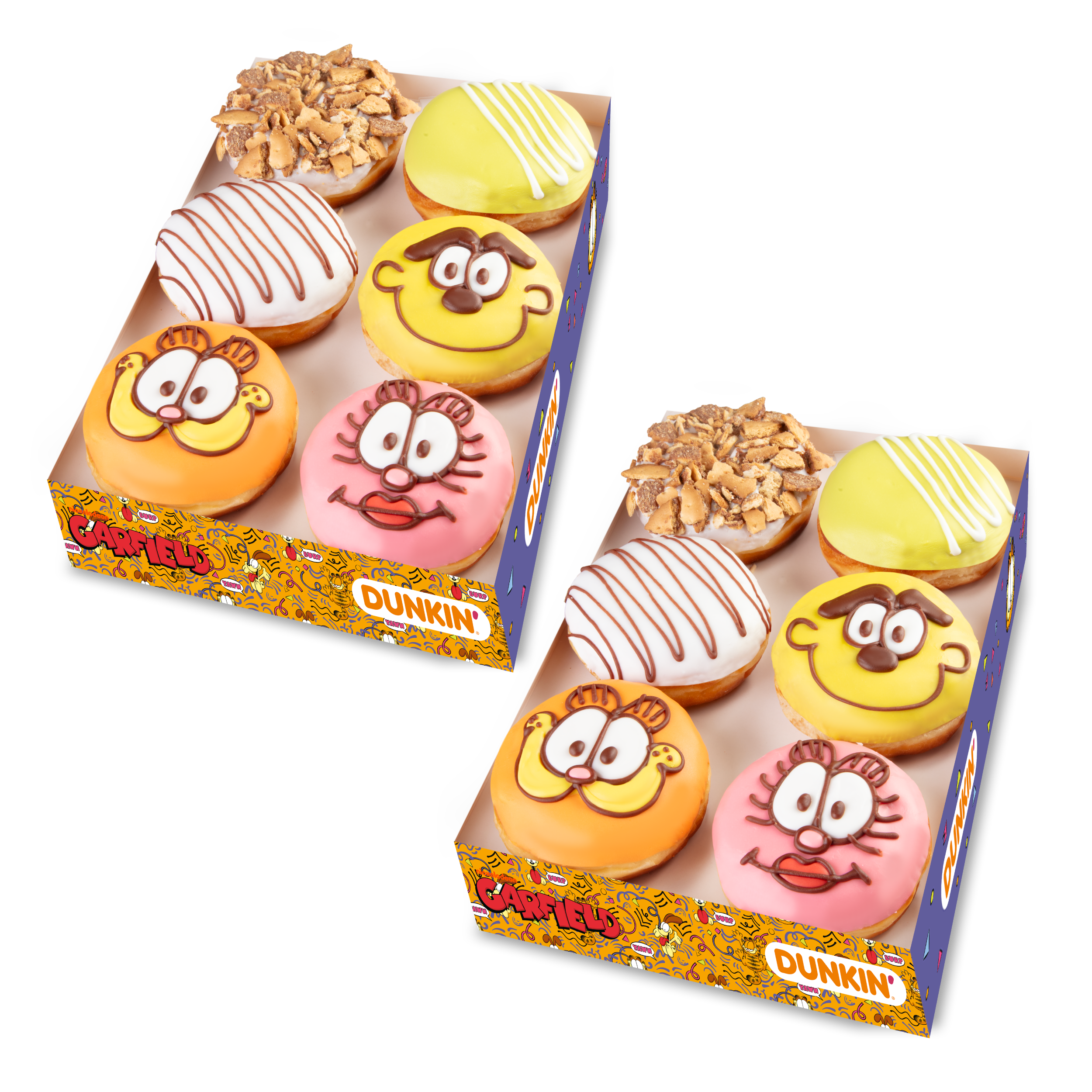Donut x12 prem Garfield