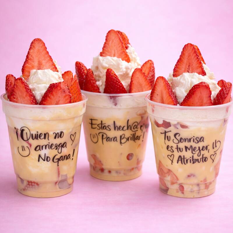 Fresas con Crema 12 oz