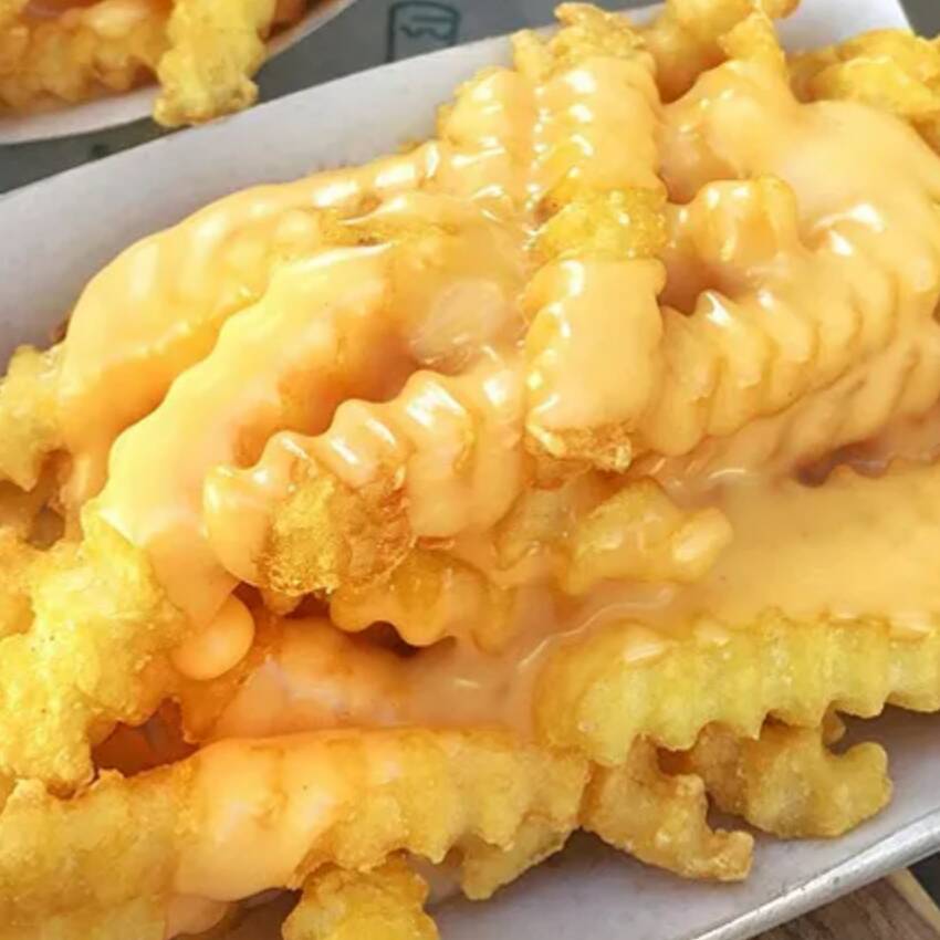 Papas con Salsa de Queso