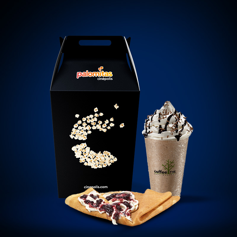 Combo Palomitas + Crepa & Frappé
