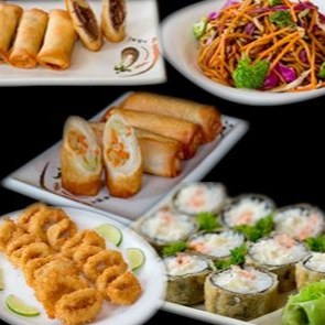 4 Bolinhos de Salmão + 12 Hot Philadelphia+ 6 Hossomaki Salmão Cru + 2 Harumaki Camarão+ 10 Sashimis + 2 Sushi kani + 2 Sushi Salmão+ 4 Joe Joe + 1 Harumaki Chocolate+ 1 Harumaki Doce de Leite