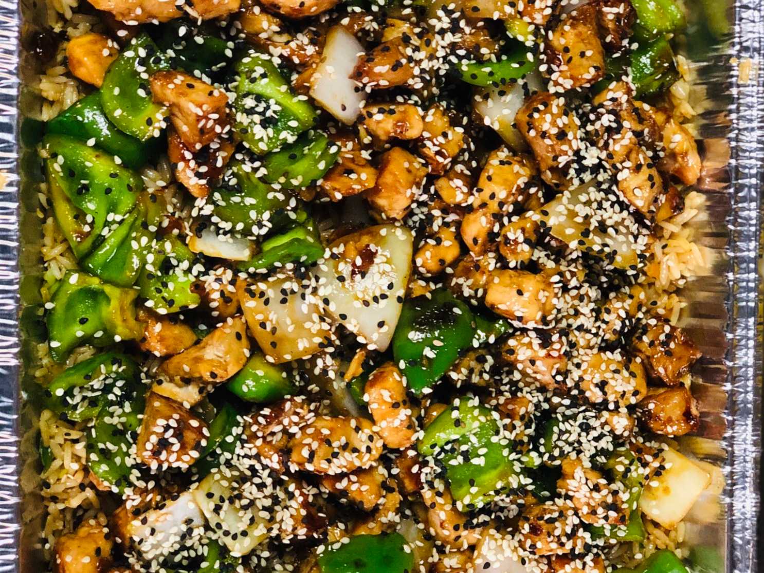 Charola Teriyaki de Pollo