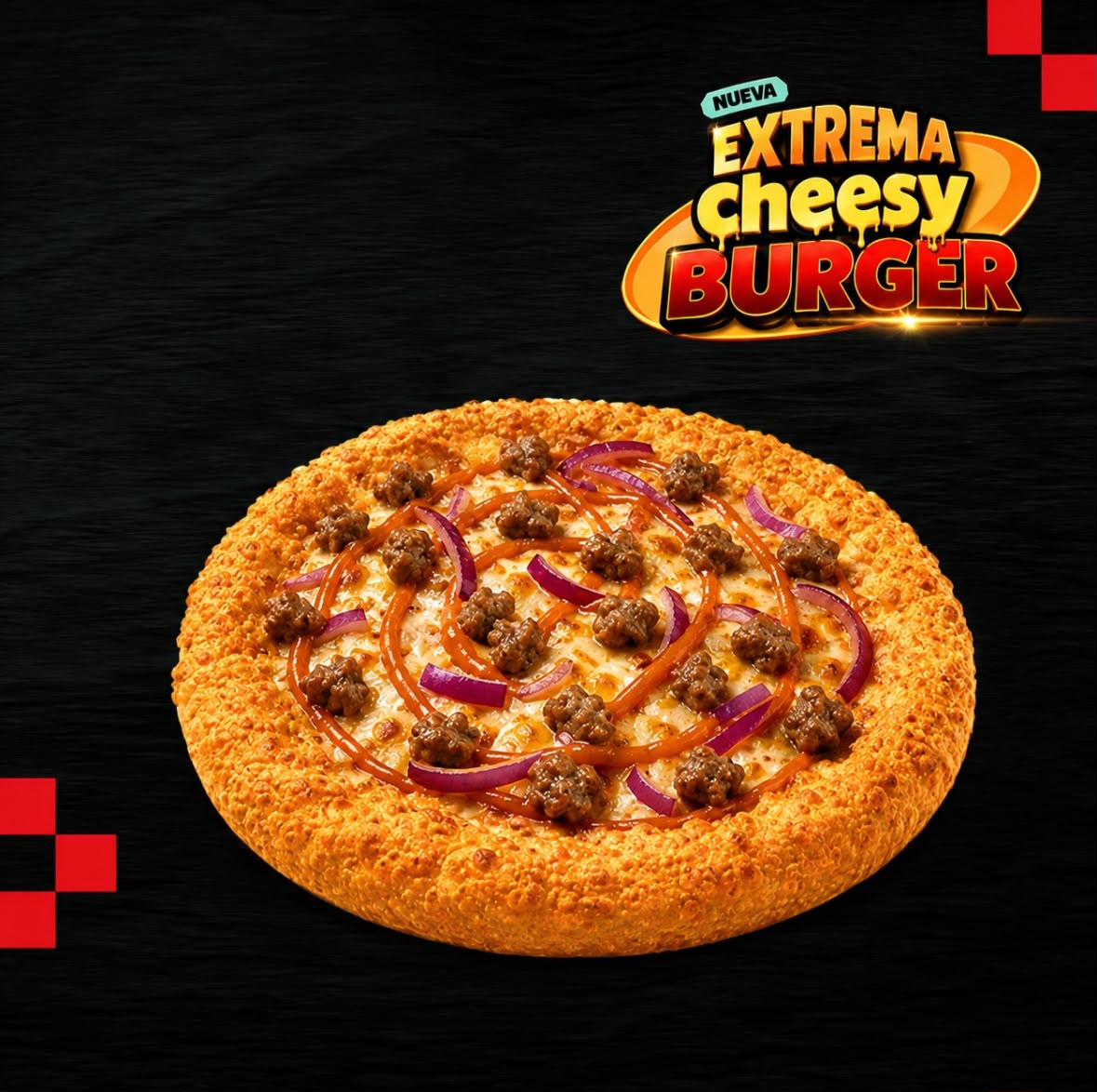 Pizza Personal Cheesy Burger