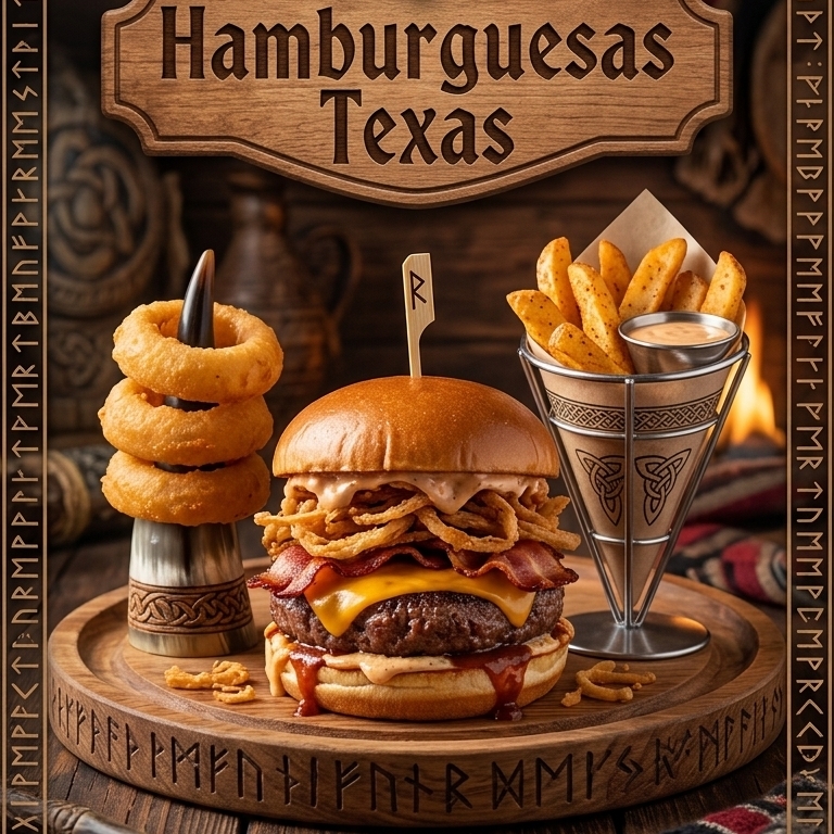 VICKINBURGER WESTER(carne 100% natural)