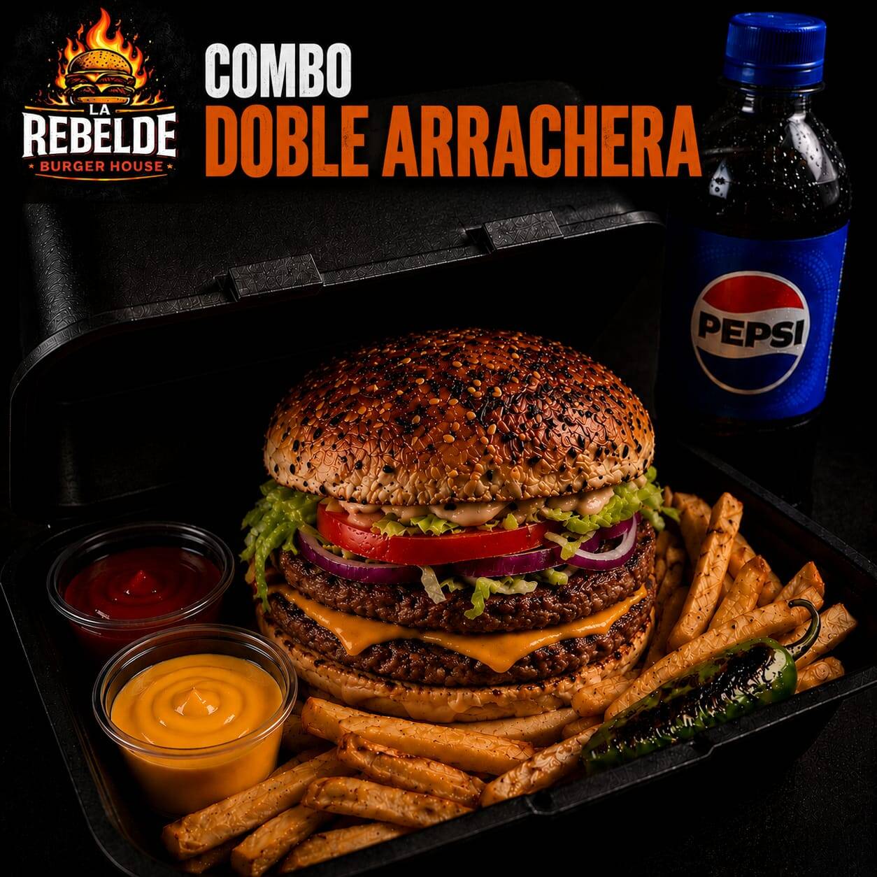 Combo Doble Arrachera Al Carbon