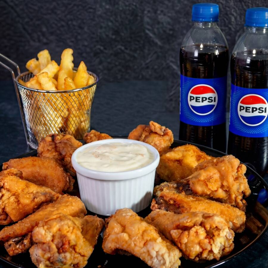 Combo 12 Alitas + 2 PEPSI
