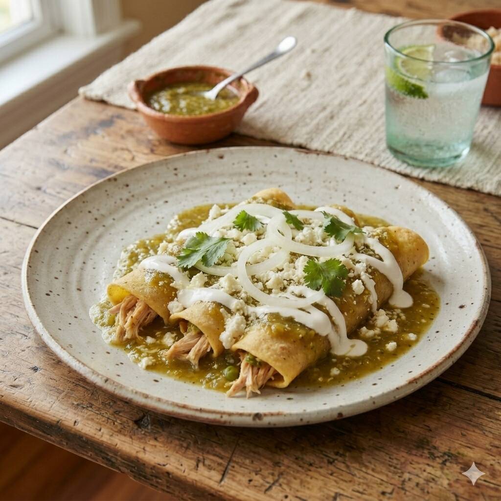 Enchiladas Verdes. ✨