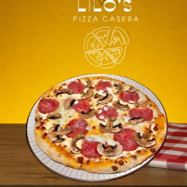 Pizza SALAMI CON CHAMPIÑÓN 8 Rebanadas