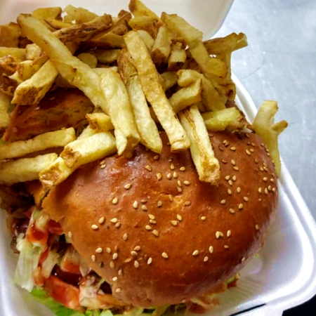 Combo Hamburguesa Papas y Soda