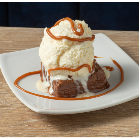 Brownie con Helado