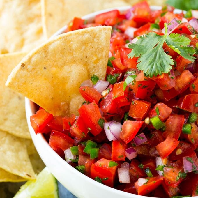 Pico de Gallo With Tortilla Chips