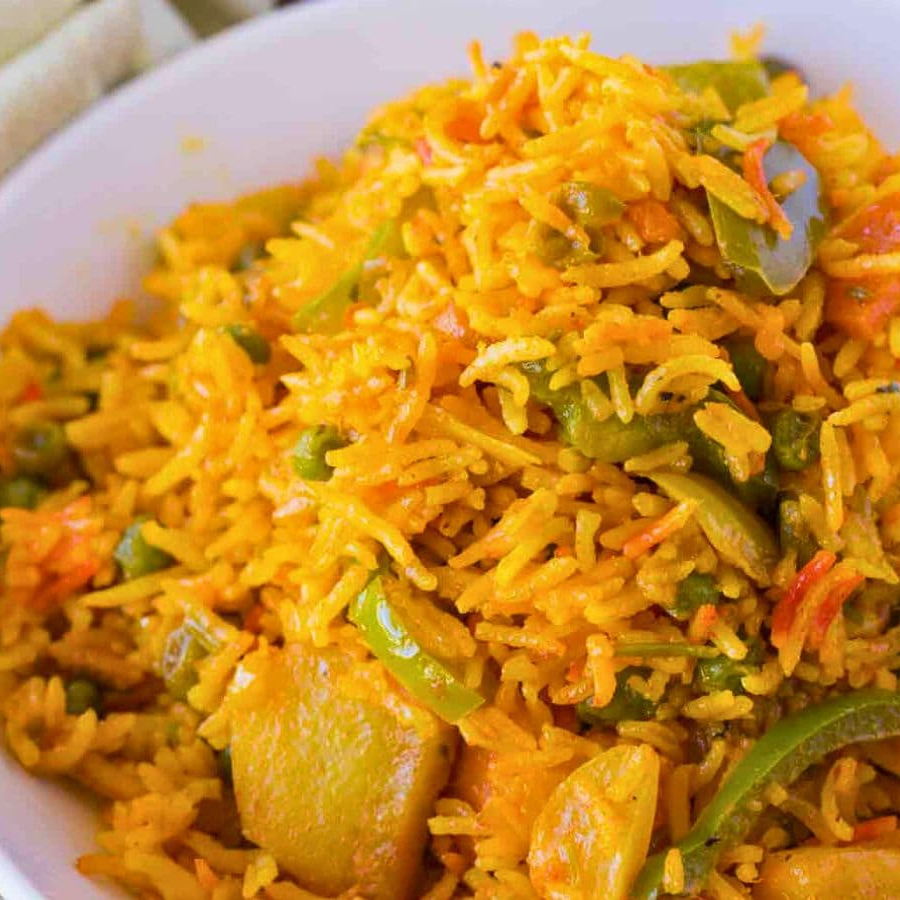 Vegetable biryani