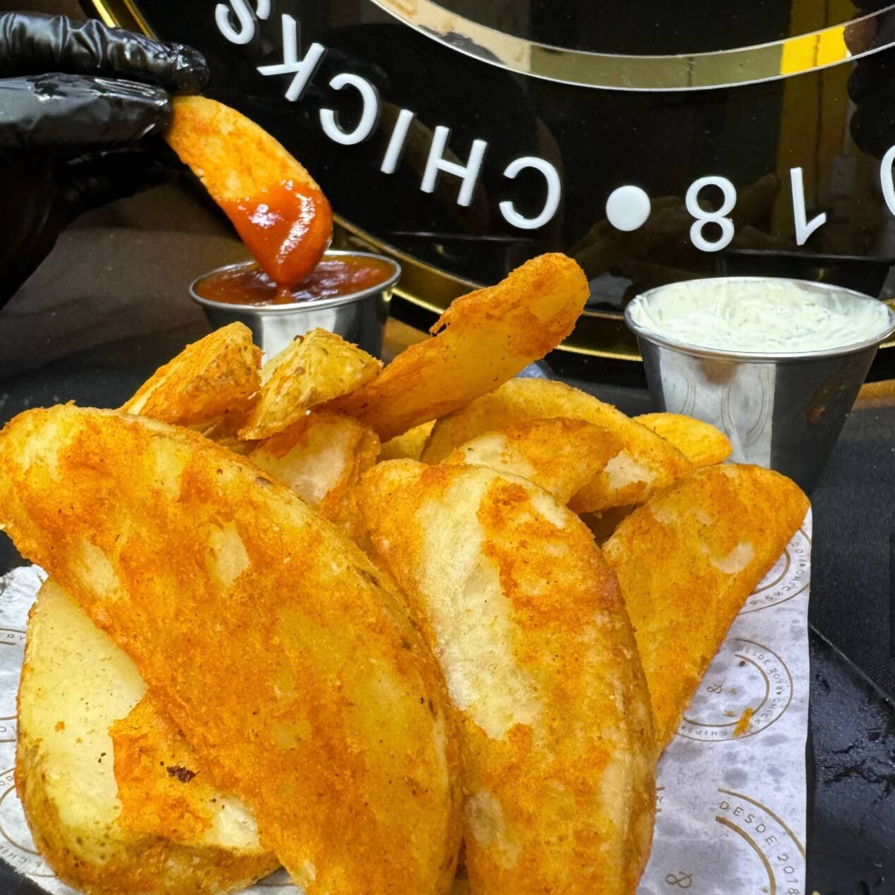 Papas en Gajo Adobadas