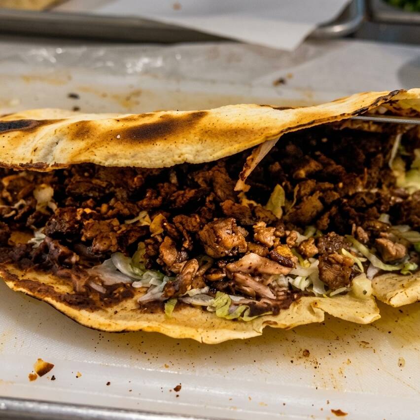 Tlayuda De Carne Asada