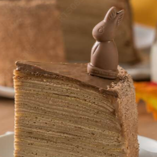 Pastel Mil Crepas de Conejito