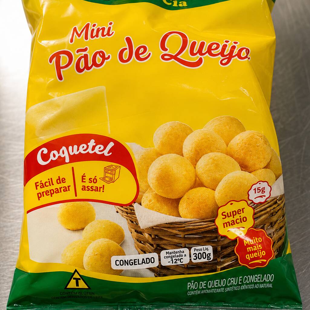 Mini pão de queijo cada um 15g