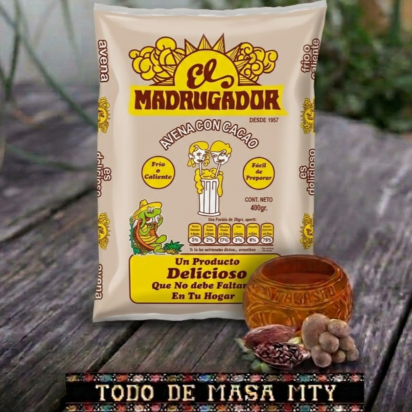 Avena con Cacao El Madrugador 400 Grs